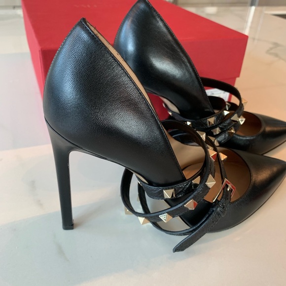 SOLD Valentino Rockstud Studwrap Pump EU 39.5 - Picture 7 of 8